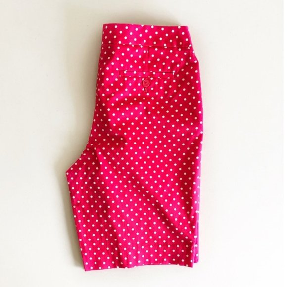 Jones New York Polka Dot Bermuda Shorts Sz 8P - Picture 4 of 8